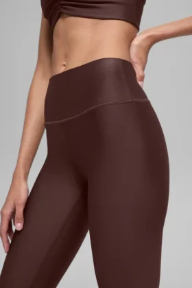 Pantalón capri High-Waist Airlift de 16” – Brownstone