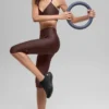 Pantalón capri High-Waist Airlift de 16'' - Brownstone