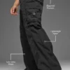 Pantalón cargo Axis - Negro