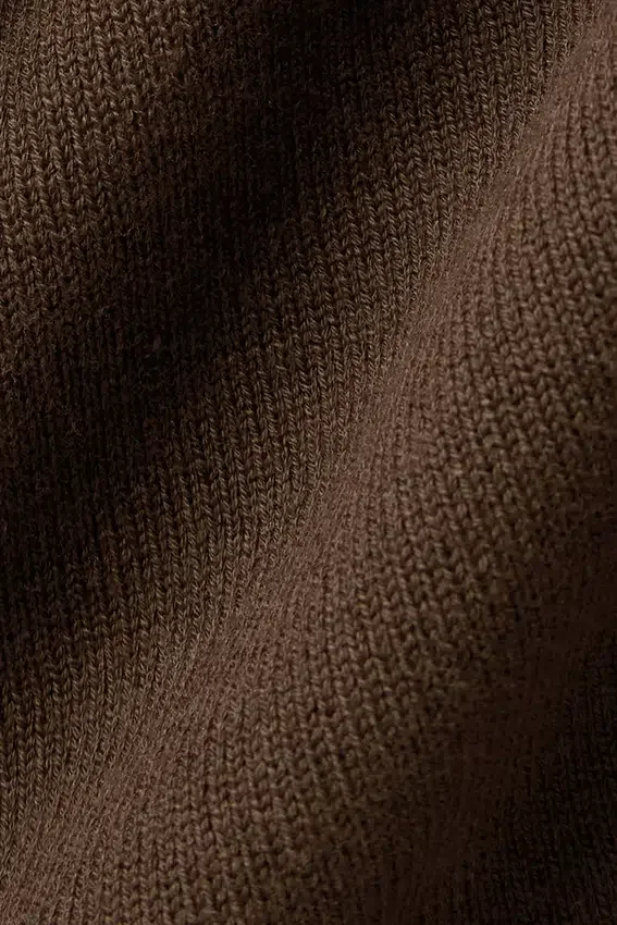 Pantalón cargo de punto High-Waist Scholar - Espresso