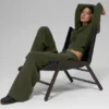 Pantalón cargo de punto High-Waist - Verde oliva