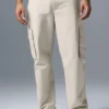 Pantalón cargo de ripstop - Color hueso