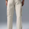 Pantalón cargo de ripstop - Color hueso