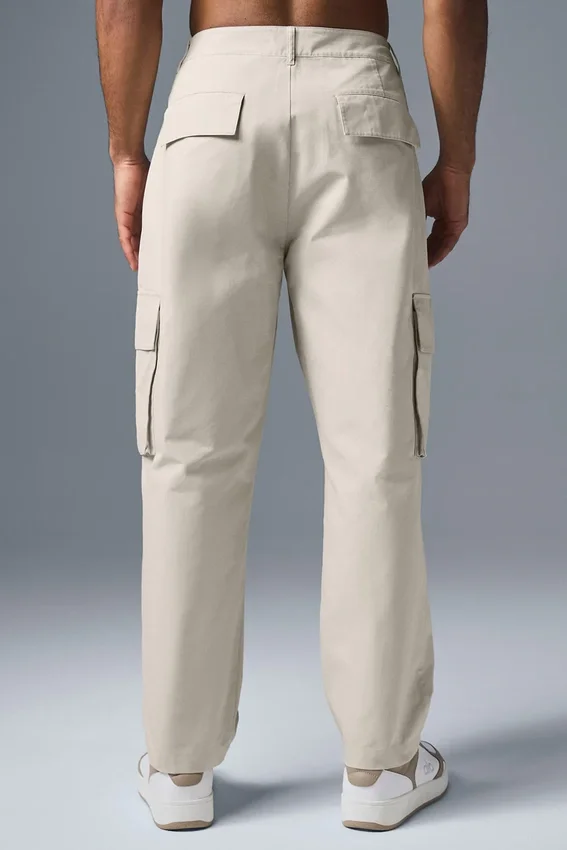 Pantalón cargo de ripstop - Color hueso