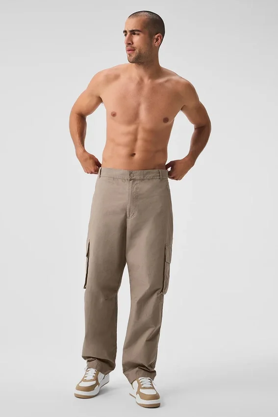 Pantalón cargo de ripstop - Gravel