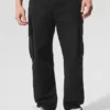Pantalón cargo de tela ripstop - Negro