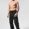 Pantalón cargo de tela ripstop - Negro