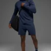 Pantalón corto Conquer React Performance de 7" - Azul marino