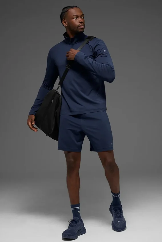 Pantalón corto Conquer React Performance de 7" - Azul marino