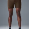 Pantalón corto Conquer React Performance de 7" - Espresso
