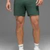 Pantalón corto Conquer React Performance de 7" - Verde trébol