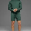 Pantalón corto Conquer React Performance de 7" - Verde trébol