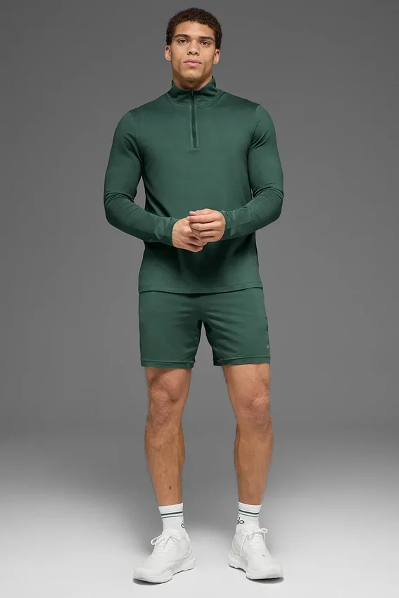Pantalón corto Conquer React Performance de 7" - Verde trébol