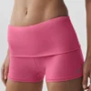 Pantalón corto de talle bajo con dobladillo Alo Softsculpt de 3" — Rosa Paraíso