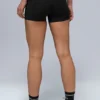 Pantalón corto High-Waist Airlift de 3" - Negro