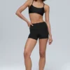 Pantalón corto High-Waist Airlift de 3" - Negro
