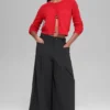 Pantalón de pierna ancha Main Act - Negro