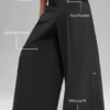 Pantalón de pierna ancha Main Act - Negro