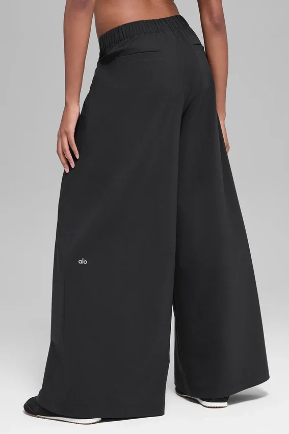 Pantalón de pierna ancha Main Act - Negro