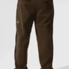 Pantalón de pierna recta con acabado de gamuza de la colección Edition - Espresso