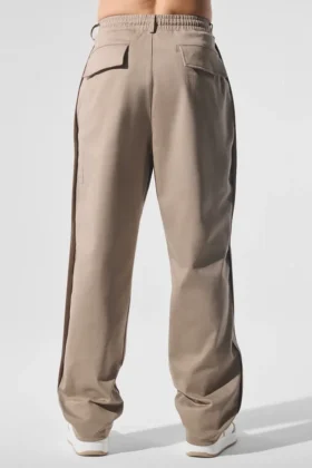 Pantalón de pierna recta Edition Sueded – Gravel