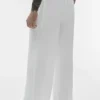 Pantalón de pierna recta Linen Days - Blanco