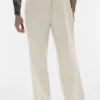 Pantalón de pierna recta Linen Days - Color hueso