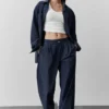 Pantalón de traje (pantalones cortos) - Azul marino