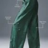 Pantalón deportivo de pierna ancha Afterglow - Winter Ivy