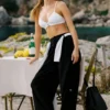 Pantalón Dreamscape High-Waist (corte regular) - Negro