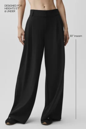 Pantalón Dreamscape High-Waist (corte regular) – Negro