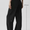 Pantalón High-Waist Pursuit (corte regular) - Negro