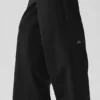 Pantalón High-Waist Pursuit (corte regular) - Negro