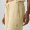 Pantalón High-Waist y pierna ancha Snuggle Up — Amarillo Candlelight