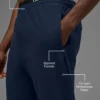 Pantalón jogger Conquer Max Performance - Azul marino