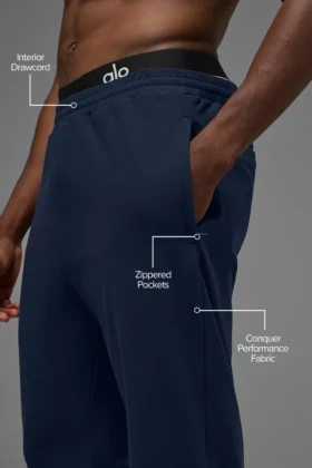 Pantalón jogger Conquer Max Performance – Azul marino