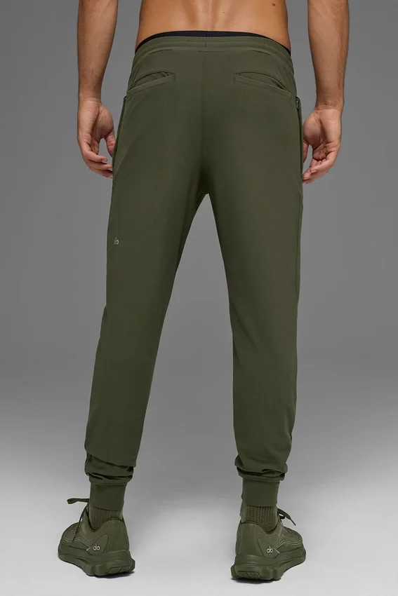 Pantalón jogger Conquer Max Performance - Verde oliva