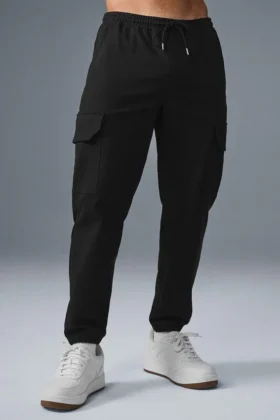 Pantalón jogger Edition Sueded - Negro