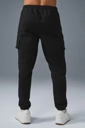 Pantalón jogger Edition Sueded – Negro