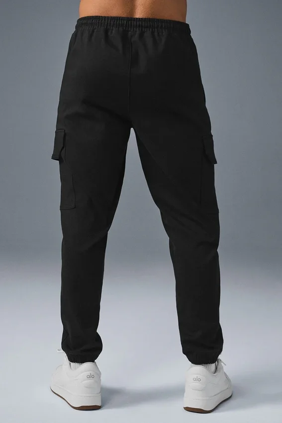 Pantalón jogger Edition Sueded - Negro