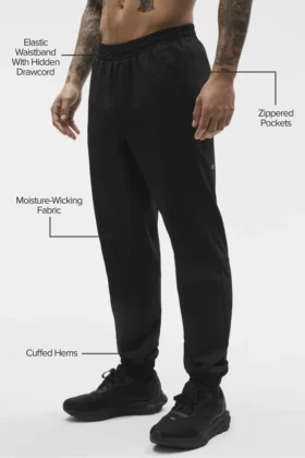 Pantalón jogger Repetition – Negro