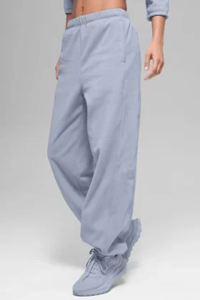 Pantalón jogger Retreat de felpa polar High-Waist - Winter Frost