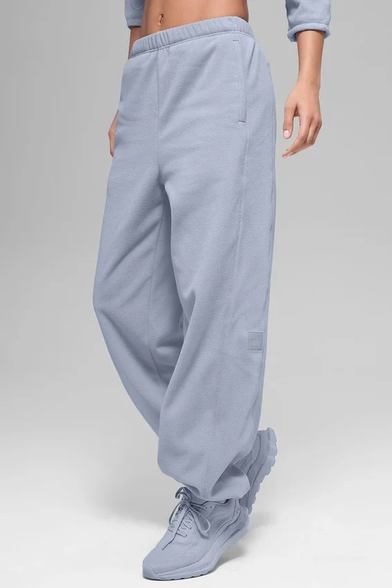 Pantalón jogger Retreat de felpa polar High-Waist - Winter Frost