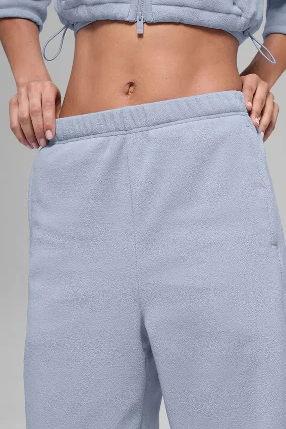 Pantalón jogger Retreat de felpa polar High-Waist - Winter Frost