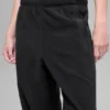 Pantalón jogger «Retreat» de polar de cintura High-Waist — Negro
