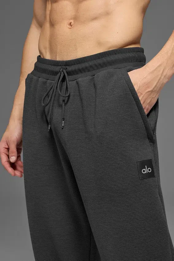 Pantalón jogger Waffle Lounge - Antracita