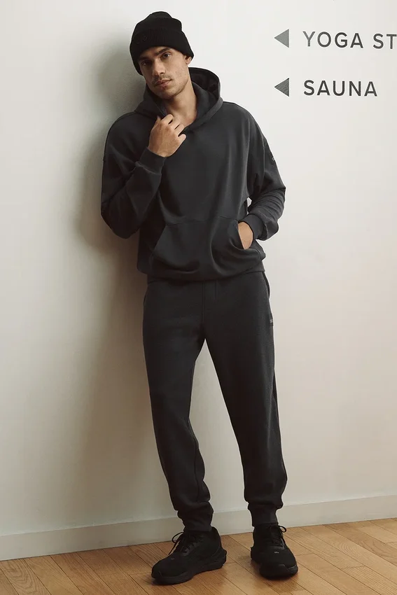 Pantalón jogger Waffle Lounge - Antracita