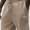 Pantalón jogger Waffle Lounge - Gravel