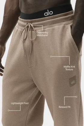 Pantalón jogger Waffle Lounge – Gravel