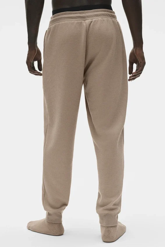 Pantalón jogger Waffle Lounge - Gravel